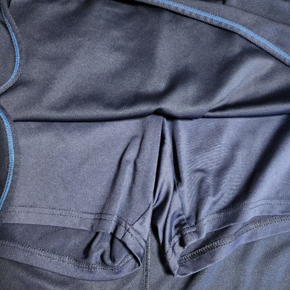 St Johns Bay Skort Womens Plus Size 0X Solid All Blue Quick Dry Pull On Stretch - Picture 2 of 4
